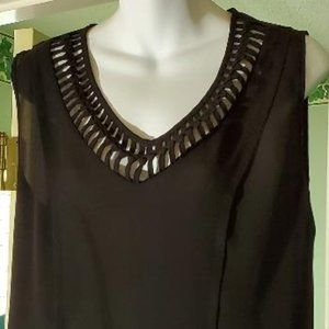 Anthropologie Maeve Small Black Tank NWOT